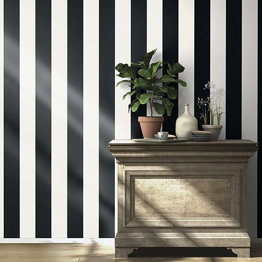 Black and White Stripe Wallpaper 286694 286694